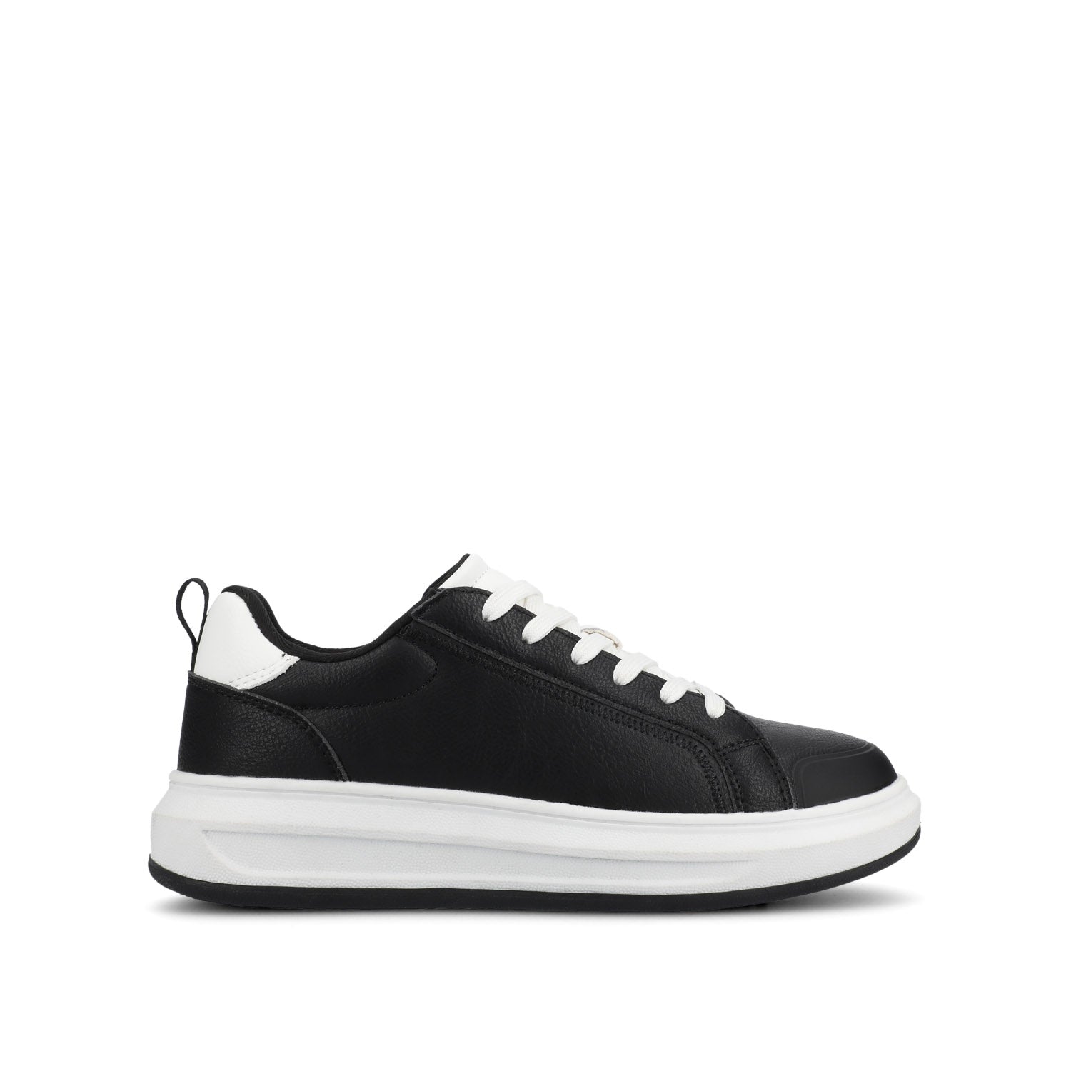 journee collection MEEYA CASUAL LACE UP SNEAKERS Black