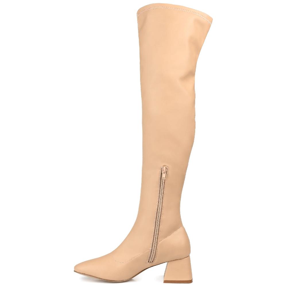 Journee Collection MELIKA IN WIDE - FINAL SALE (NO EXCHANGES) Tan
