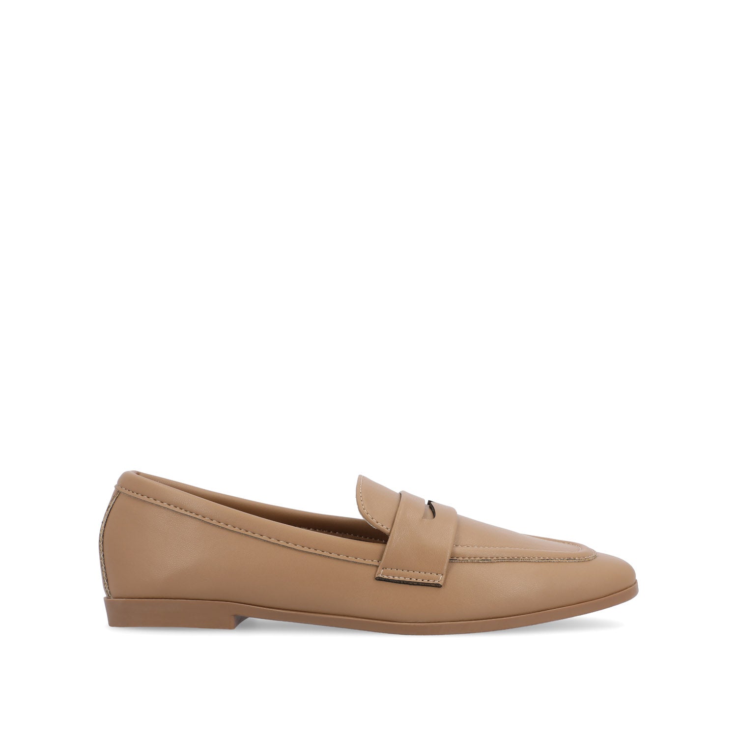 journee collection MYEESHA PENNY LOAFER FLAT IN FAUX LEATHER Grey