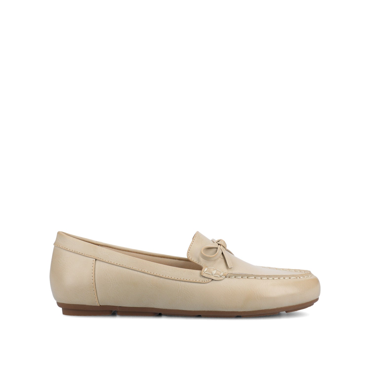 journee collection NOVELLA DRIVING LOAFER IN WIDE Beige