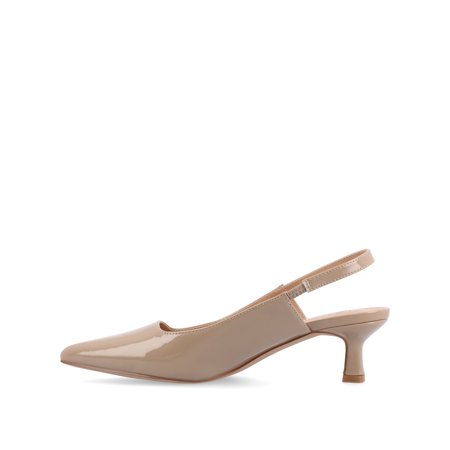 Journee Collection PAULINA KITTEN HEELS IN STATEMENT PATENT Patent Taupe