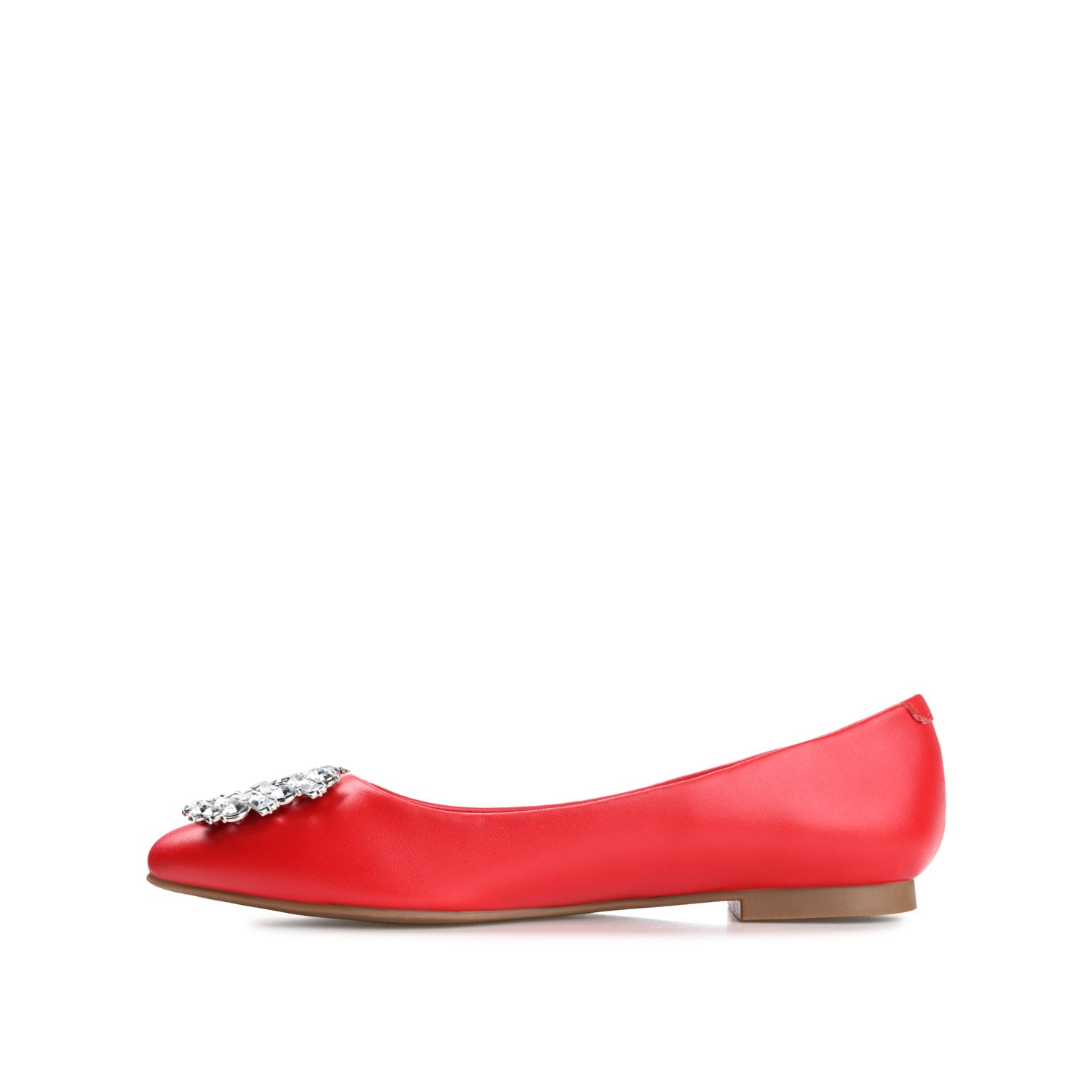 Journee Collection RENZO BALLET FLATS IN VEGAN LEATHER Pink