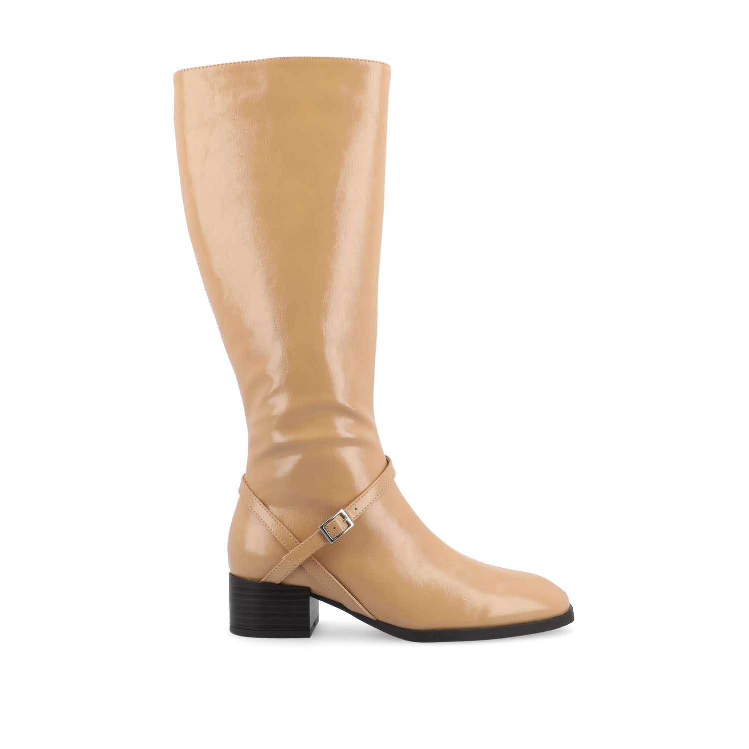 journee collection RHIANAH KNEE HIGH BOOTS IN WIDE CALF Tan