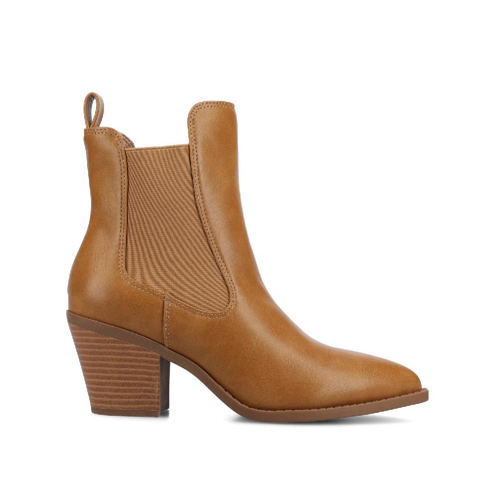 journee collection ROSEMARY WESTERN CHELSEA BOOTIES Black