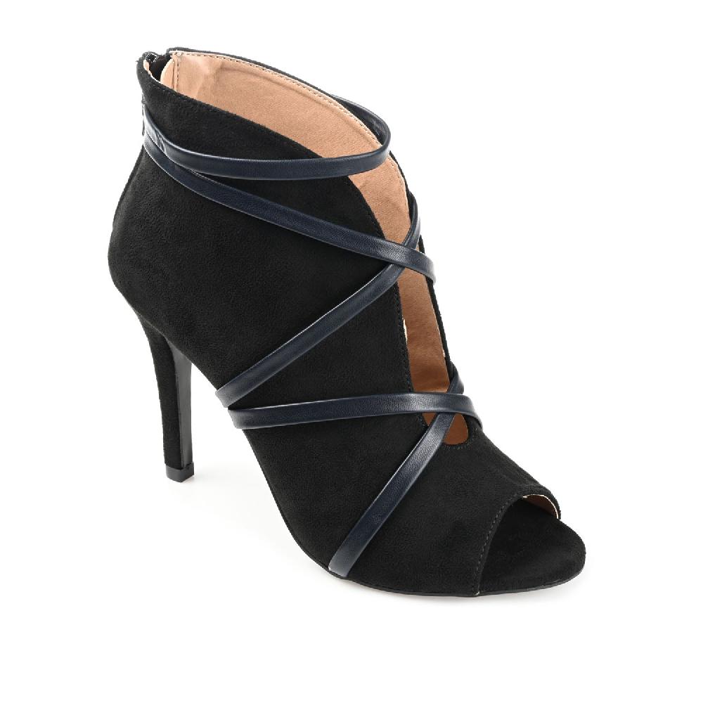 Journee Collection SAMARA STILETTO HEELED BOOTIES IN WIDE Black