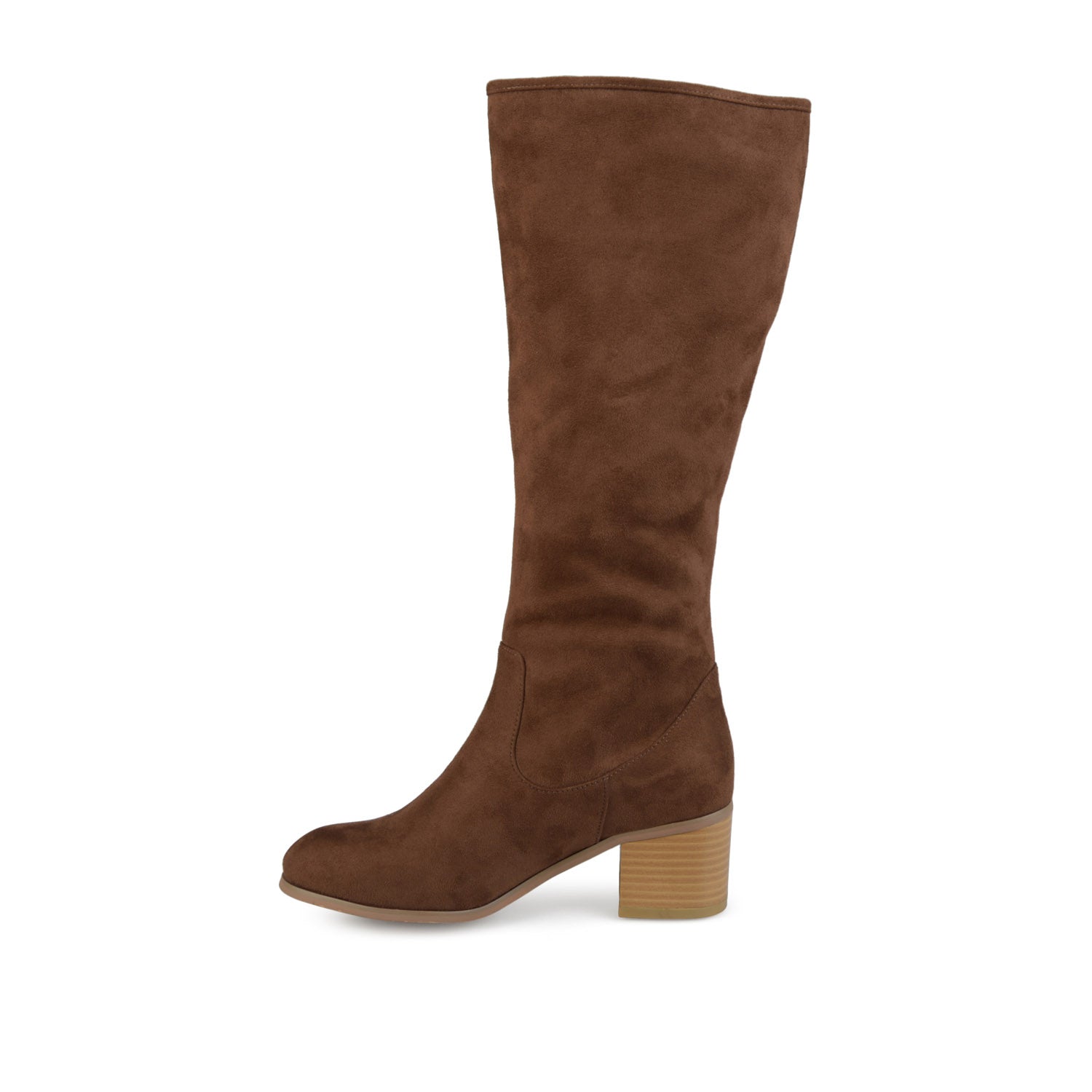 Journee Collection SANORA KNEE HIGH BOOTS IN WIDE CALF Brown