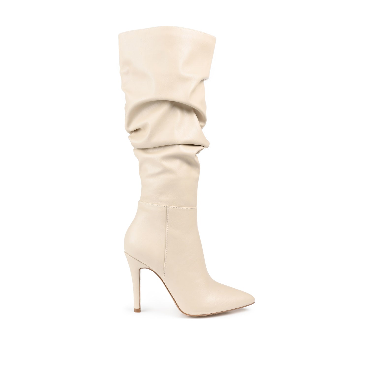 journee collection SARIE IN STILETTO HEELED BOOTS IN X-WIDE CALF Tan