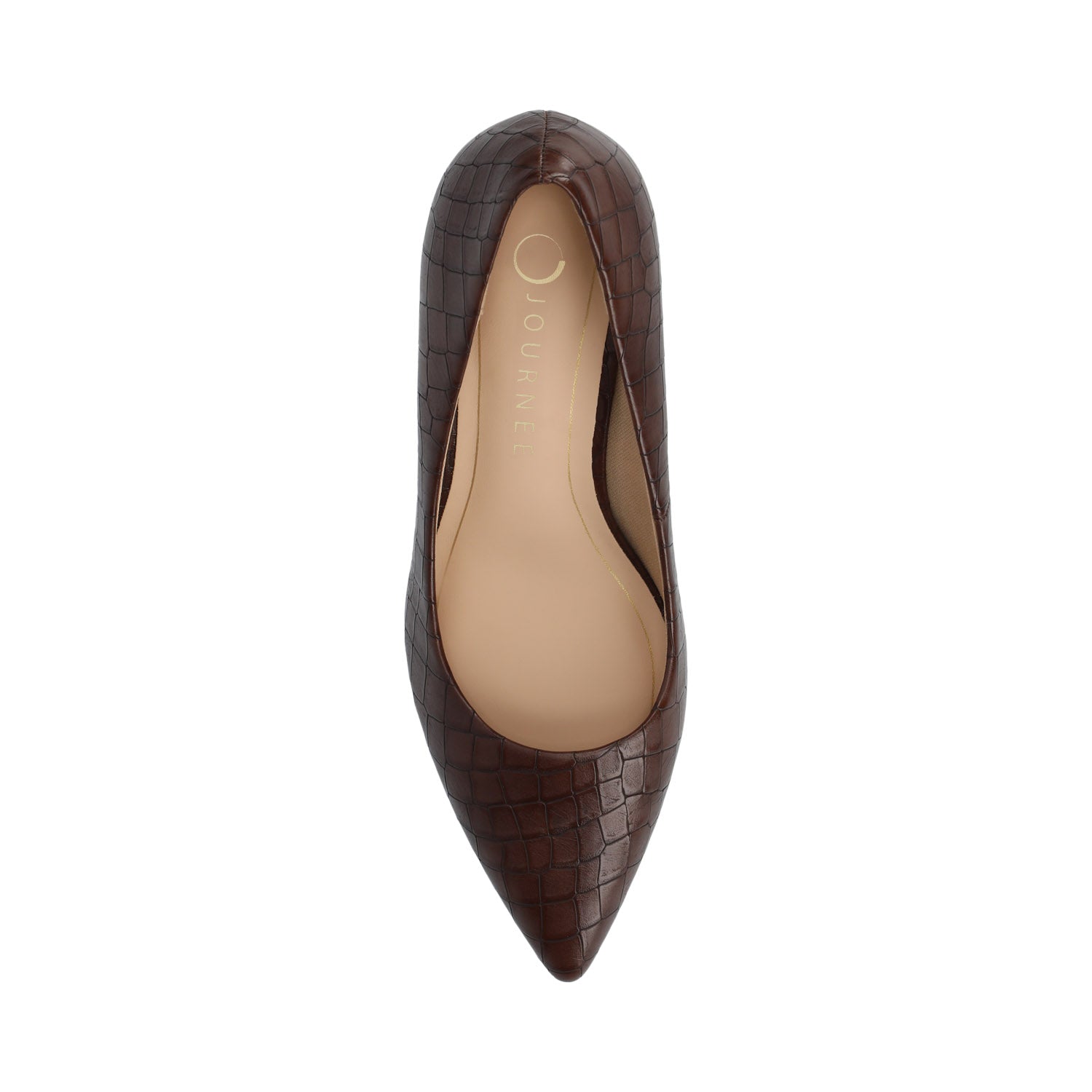 Journee Collection SCYLEE STILETTO PUMP HEELS Brown