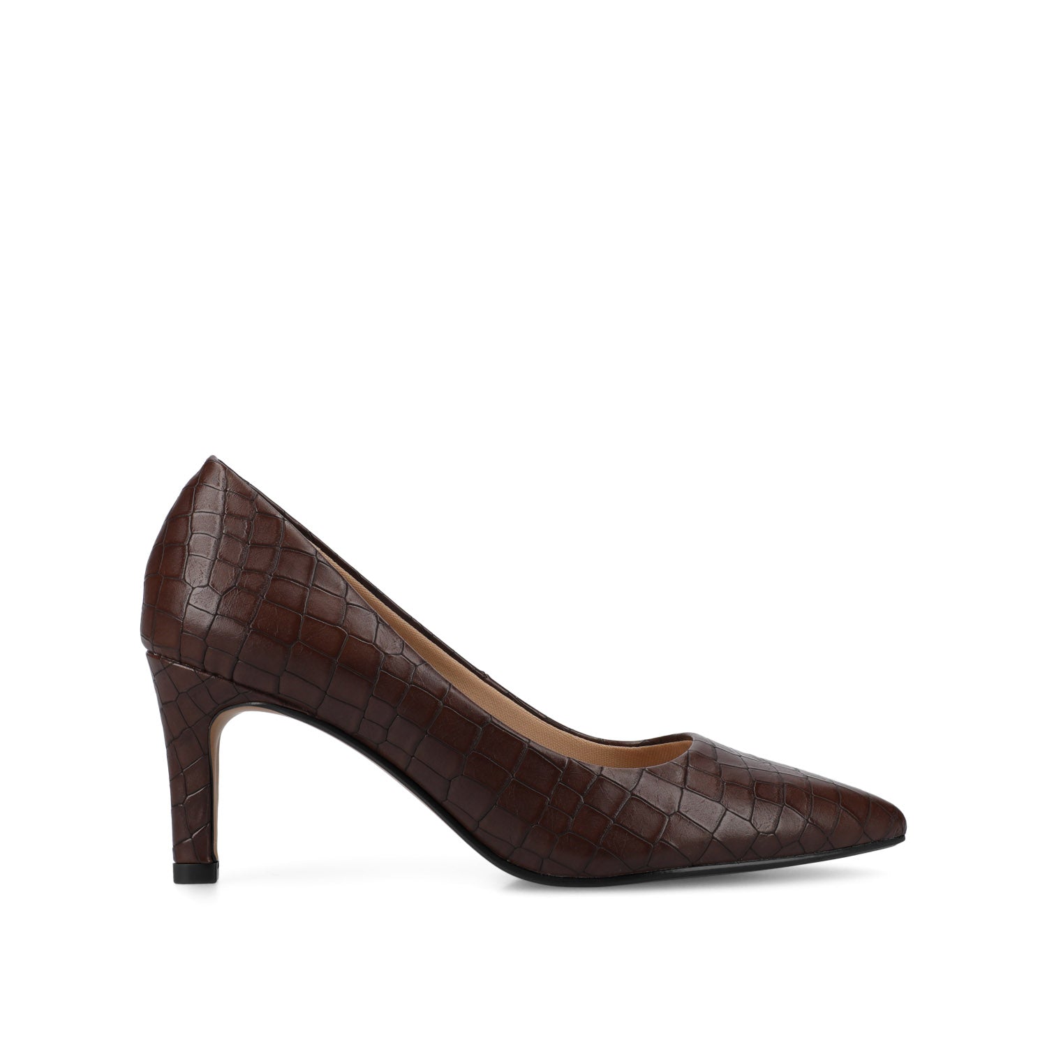 journee collection SCYLEE STILETTO PUMP HEELS Brown