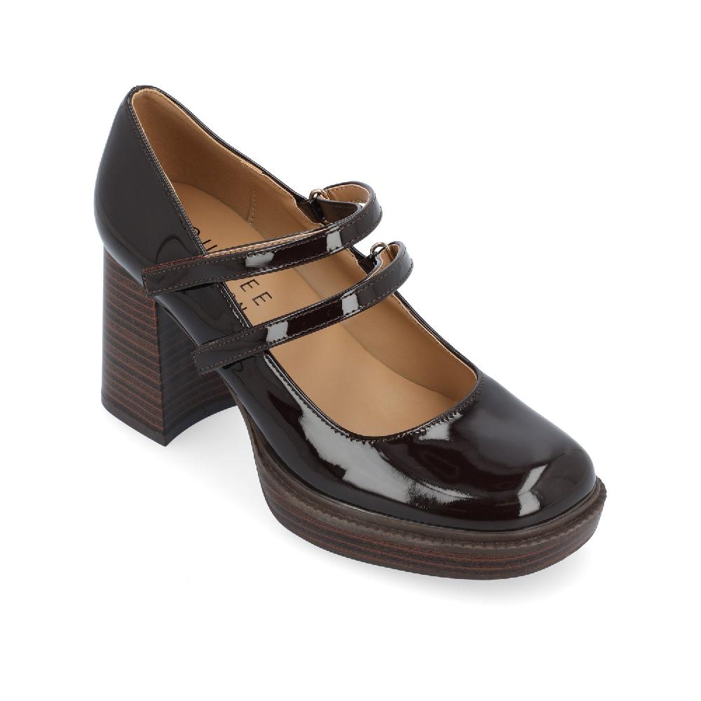 Journee Collection SHASTA MARY JANE PUMP HEELS IN WIDE Nude