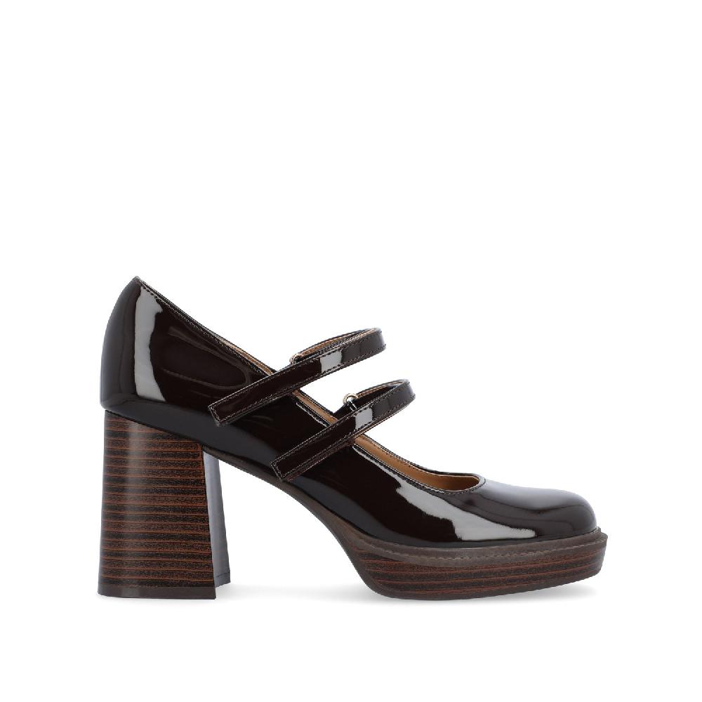 journee collection SHASTA MARY JANE PUMP HEELS IN WIDE Nude