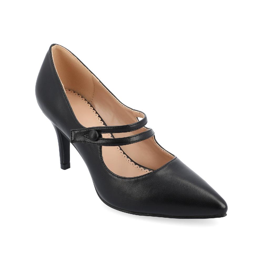 Journee Collection SIDNEY STILETTO PUMP HEELS IN NARROW Black