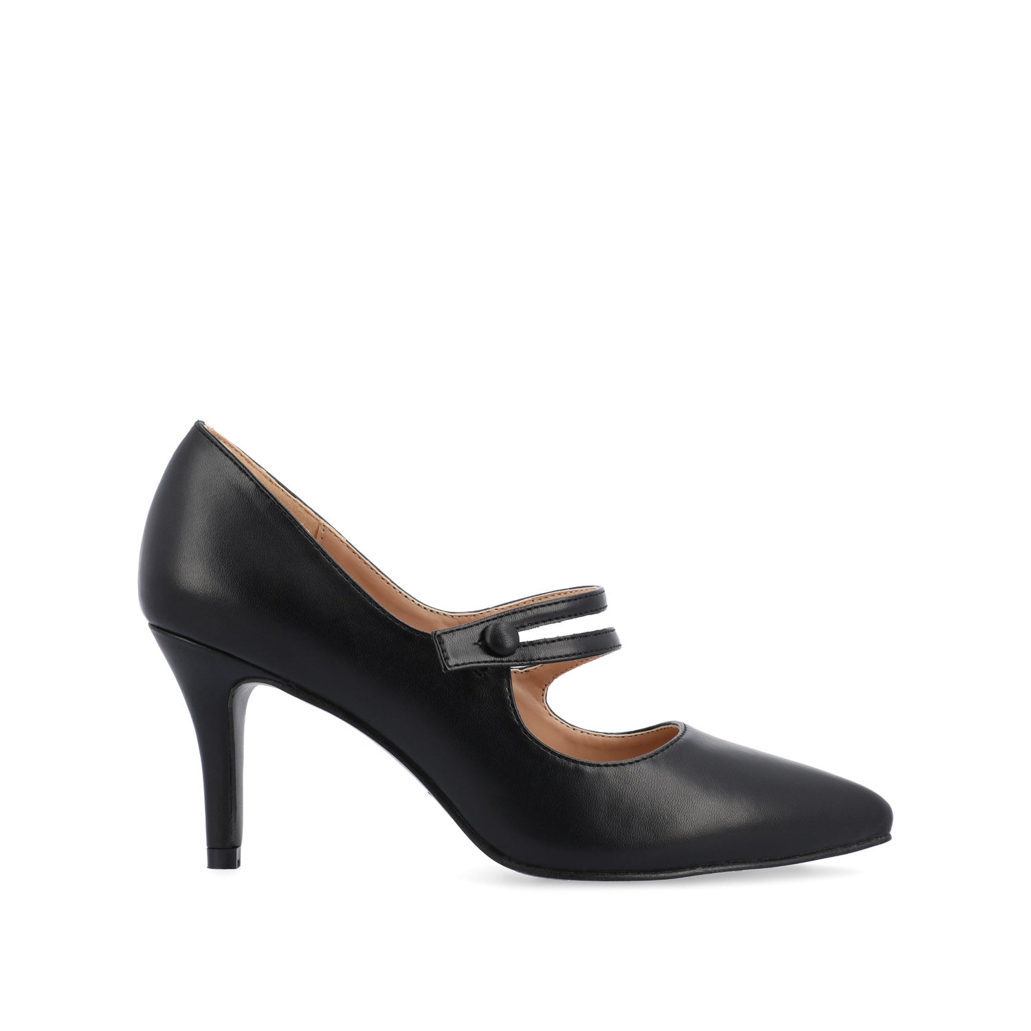 journee collection SIDNEY STILETTO PUMP HEELS IN NARROW Black