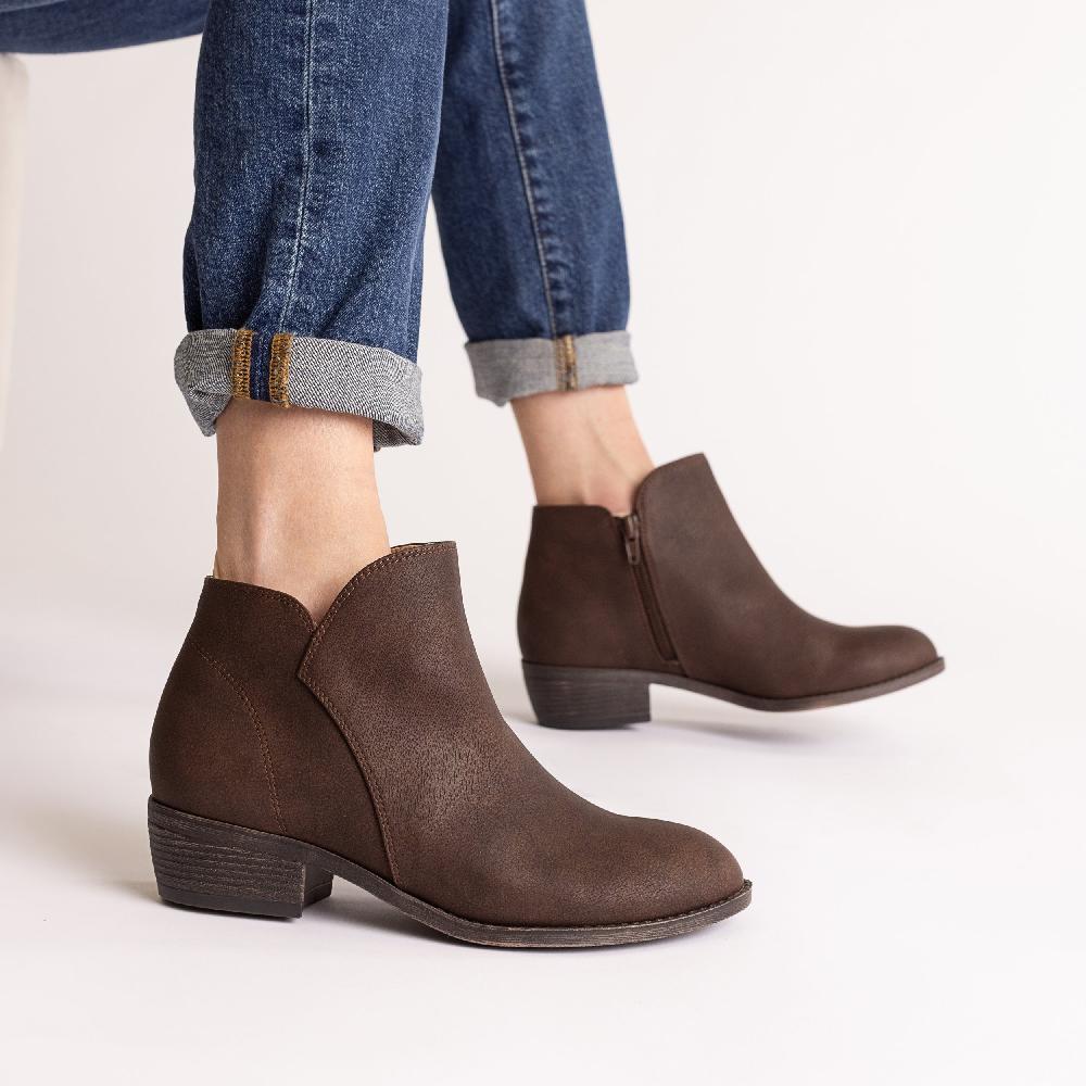 Journee Collection SOLARAH WESTERN ANKLE BOOTIE Grey