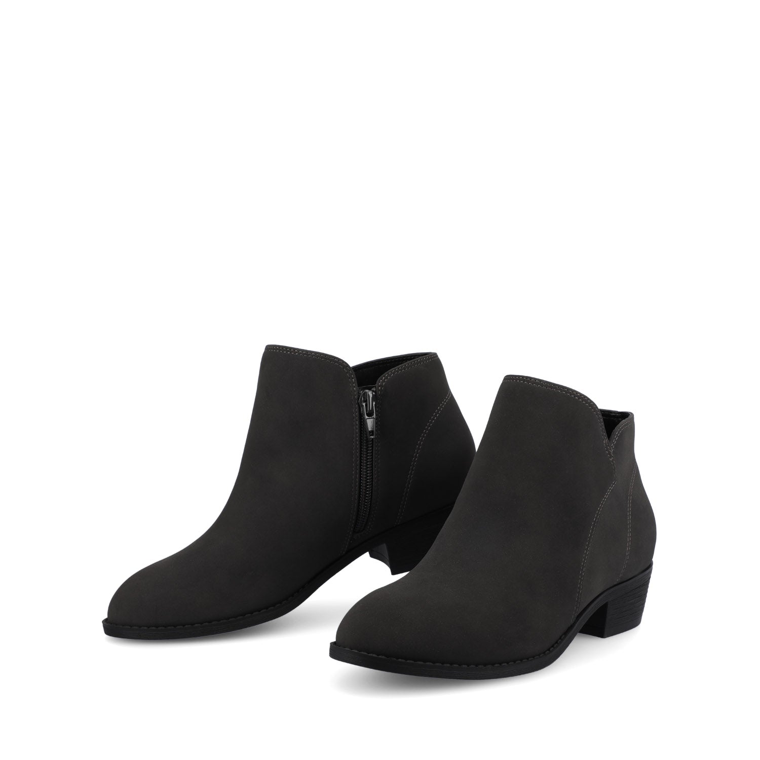 Journee Collection SOLARAH WESTERN ANKLE BOOTIE Grey