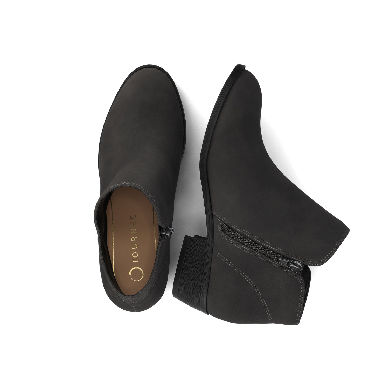 Journee Collection SOLARAH WESTERN ANKLE BOOTIE Grey