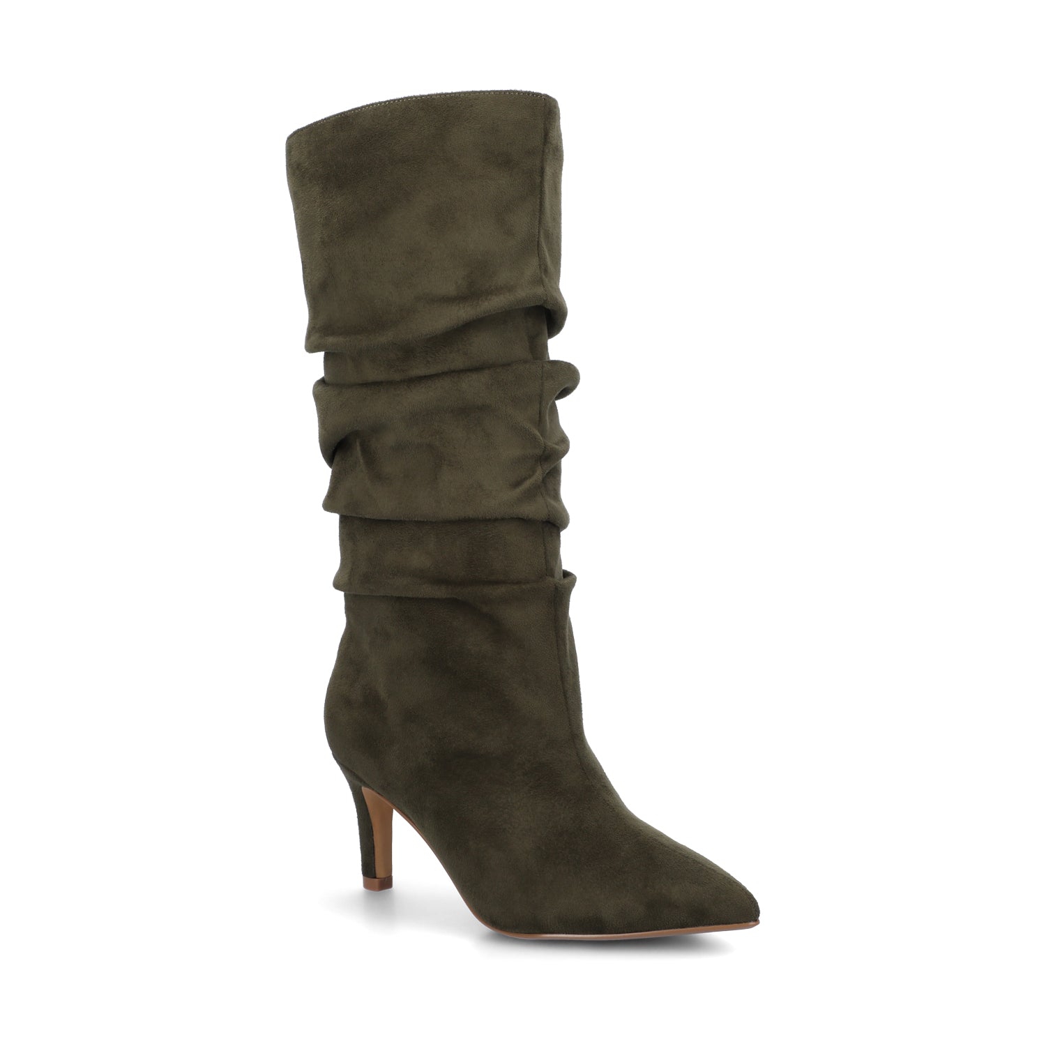 Journee Collection SONNET SLOUCHY BOOTS IN EXTRA WIDE CALF Black