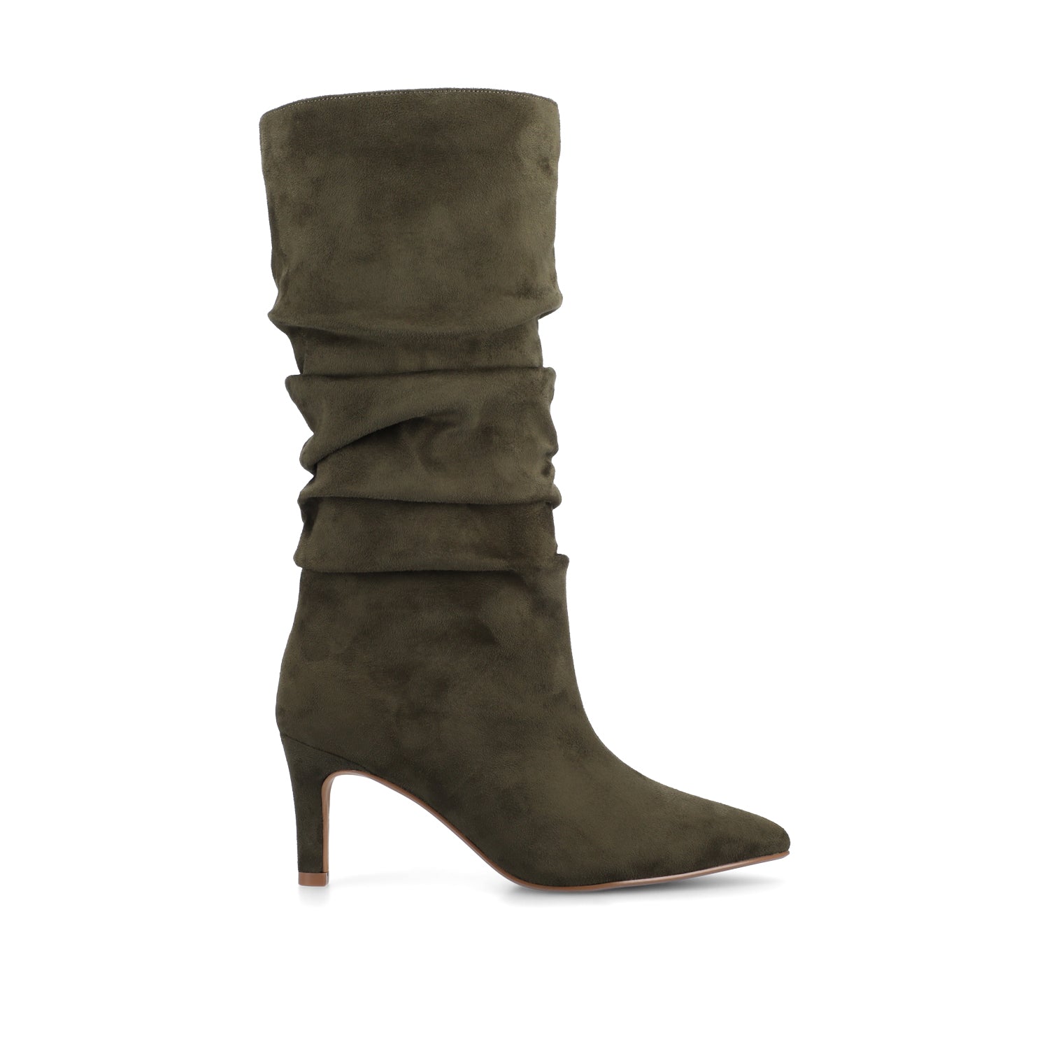 journee collection SONNET SLOUCHY BOOTS IN EXTRA WIDE CALF Black