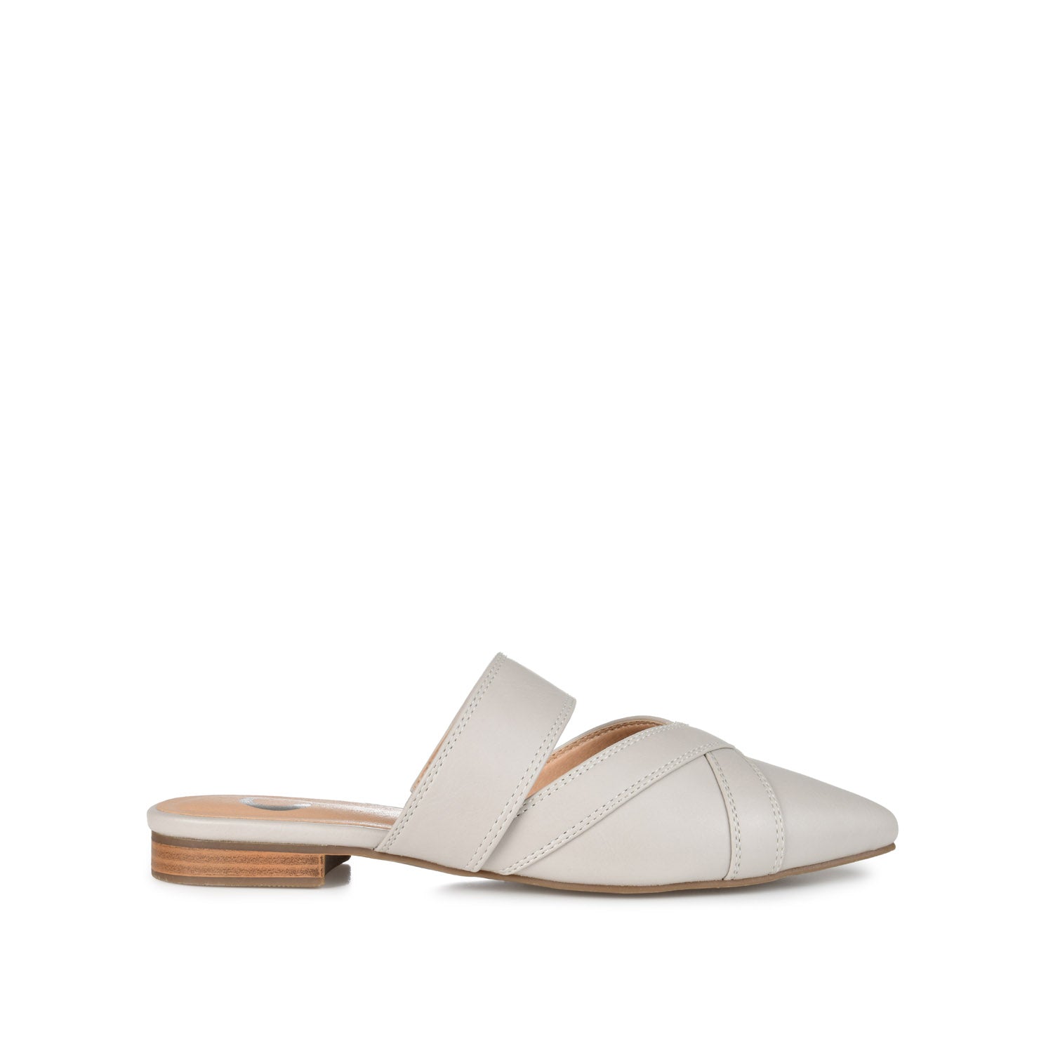 journee collection STASI MULE FLATS IN FAUX LEATHER Brown