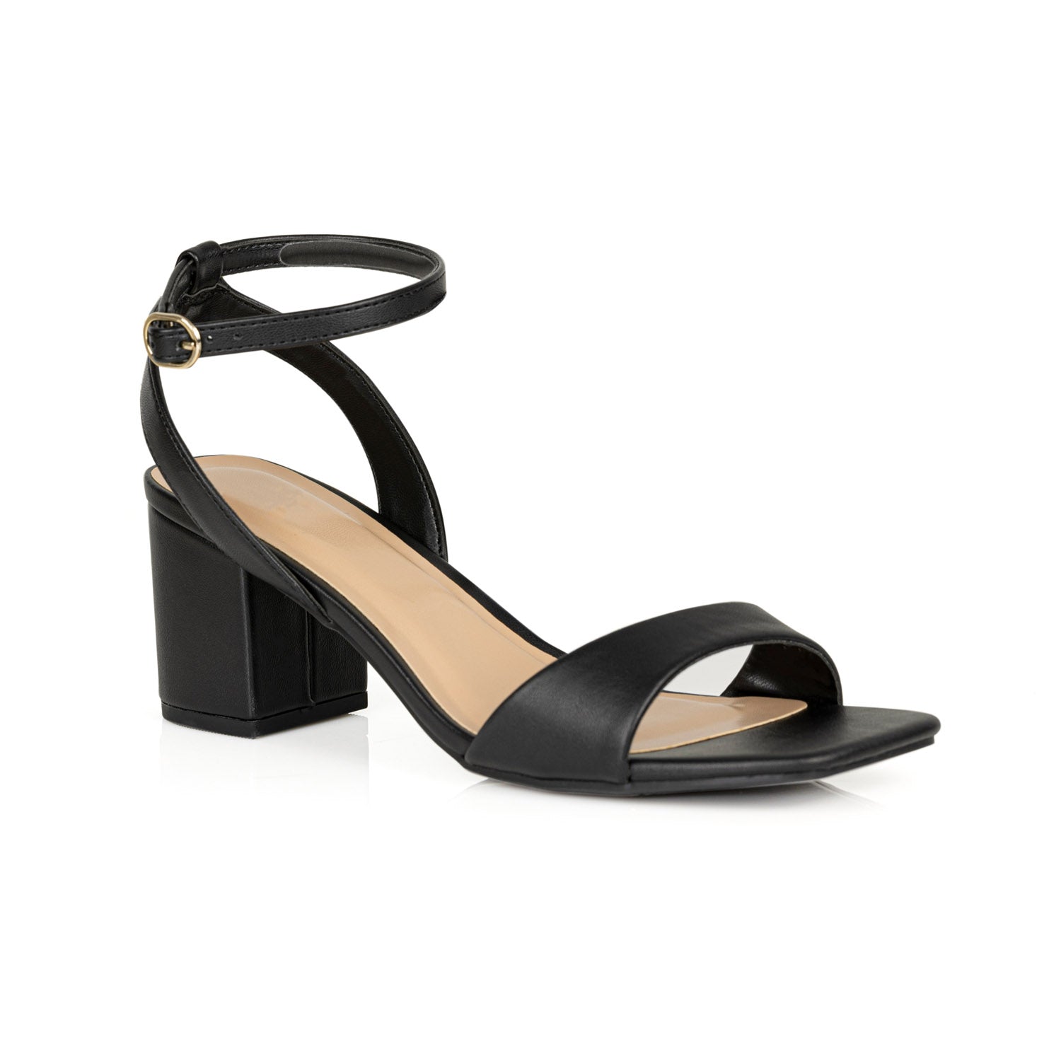 Journee Collection STRAP CUSHIONS BY FOOT PETALS Black