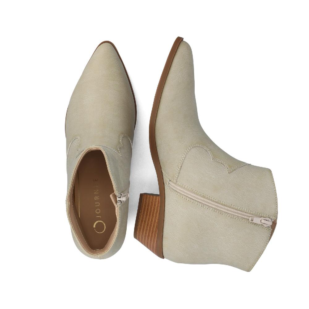 Journee Collection TALIAH WESTERN ANKLE BOOTIES Black