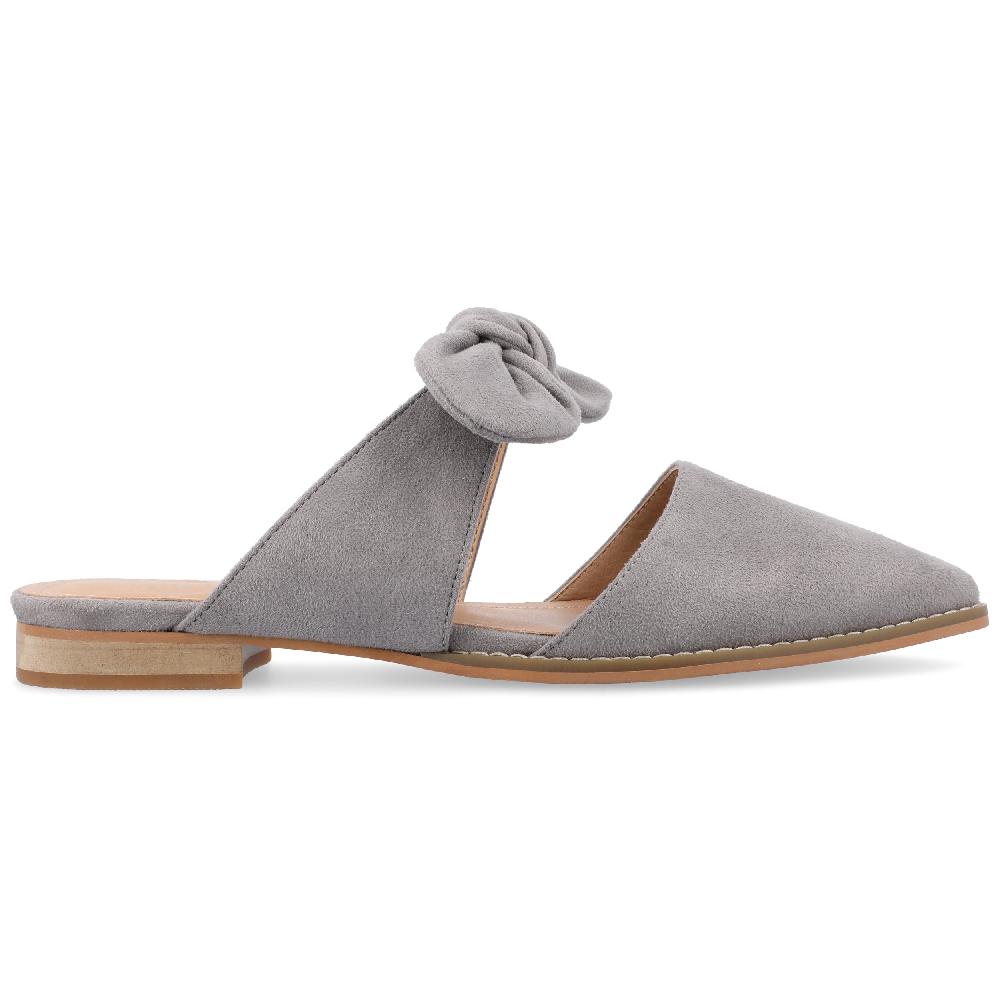journee collection TELULAH MULE FLATS IN NARROW Grey