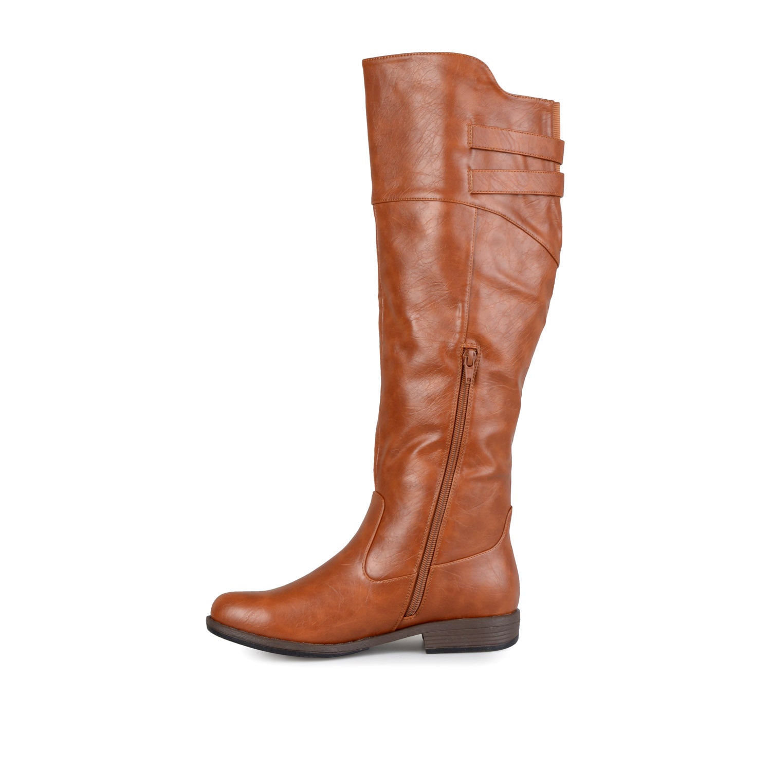Journee Collection TORI RIDING BOOTS IN WIDE CALF Brown