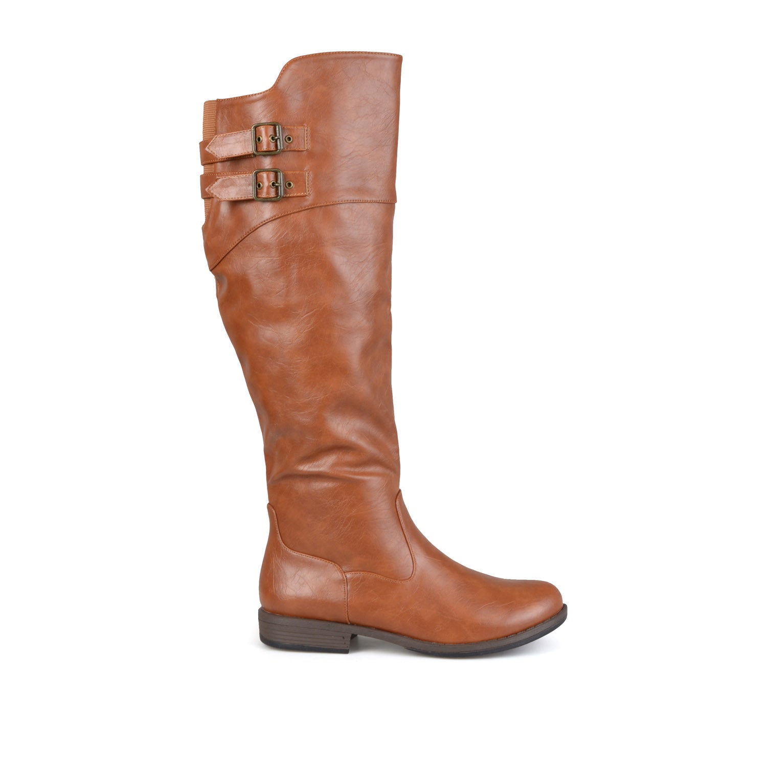 journee collection TORI RIDING BOOTS IN WIDE CALF Brown