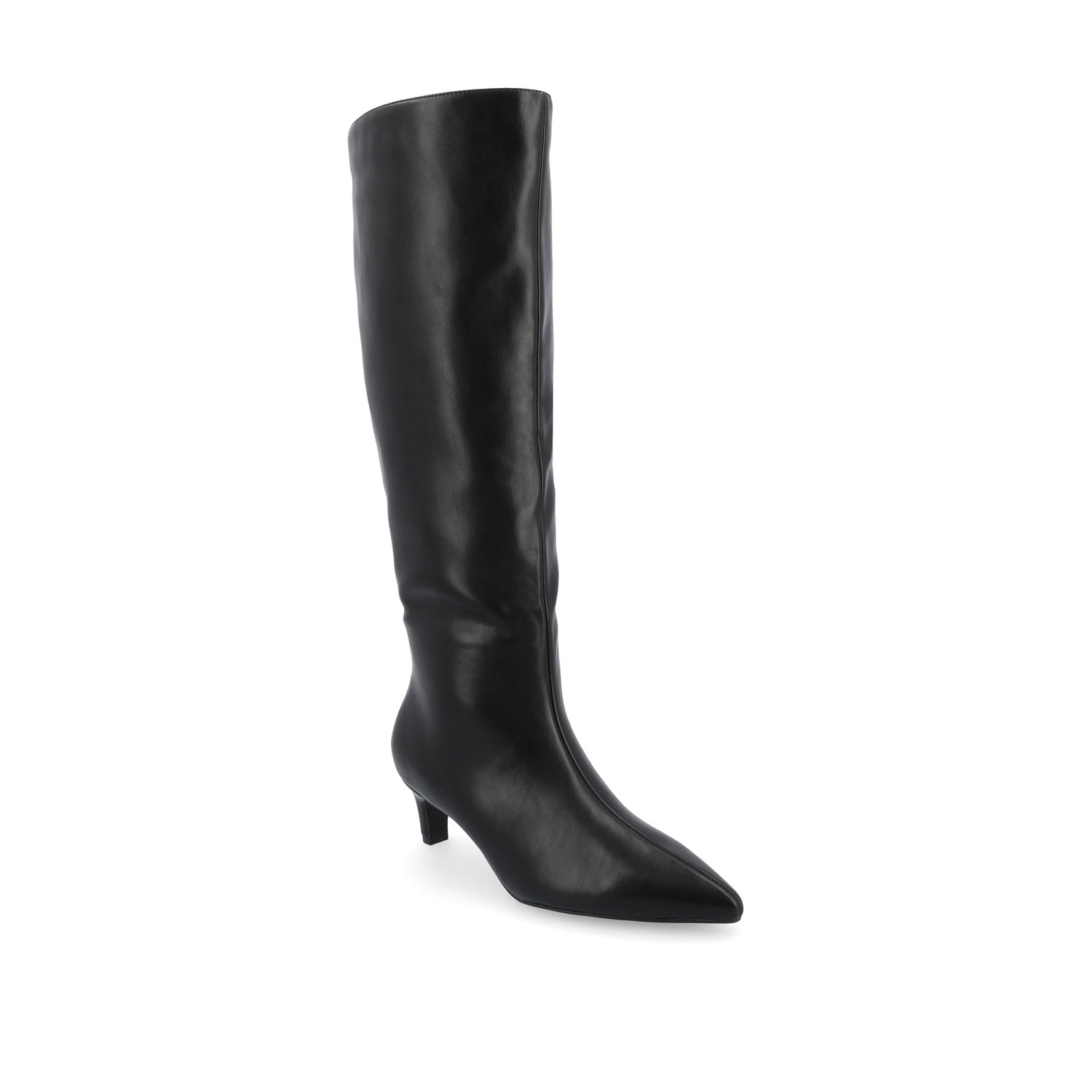 Journee Collection TULLIP BOOTS IN WIDTH & WIDE CALF Bone PU
