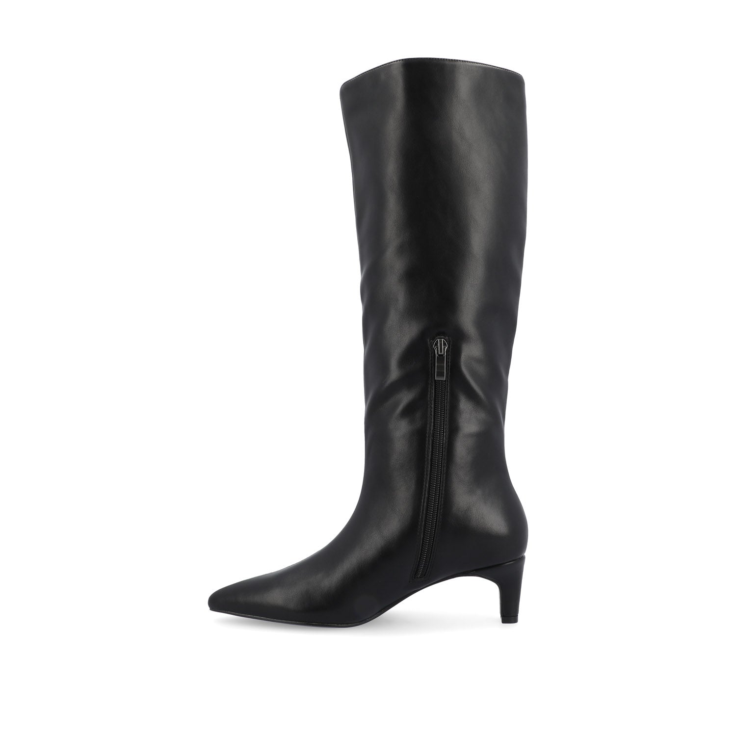 Journee Collection TULLIP BOOTS IN WIDTH & WIDE CALF Bone PU