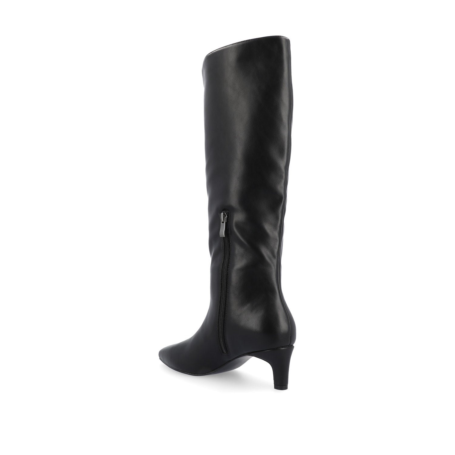 Journee Collection TULLIP BOOTS IN WIDTH & WIDE CALF Bone PU