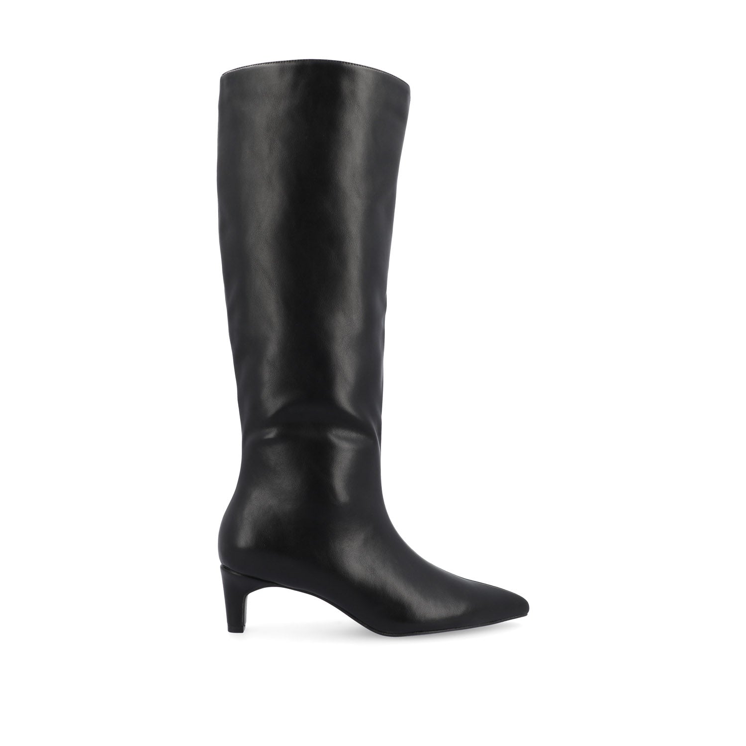 journee collection TULLIP BOOTS IN WIDTH & WIDE CALF Bone PU