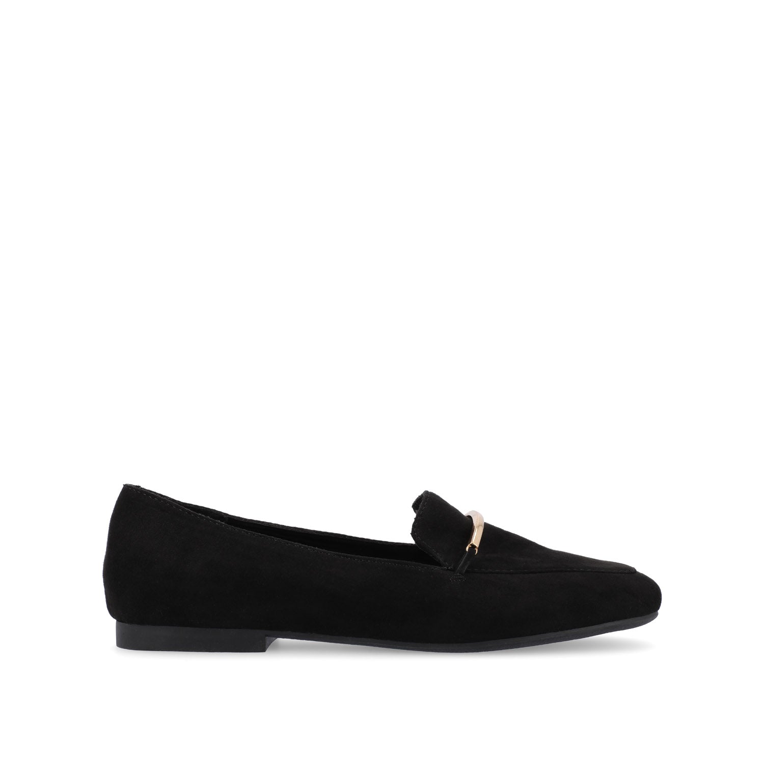journee collection WRENN LOAFER FLATS IN FAUX SUEDE Rose Faux Suede