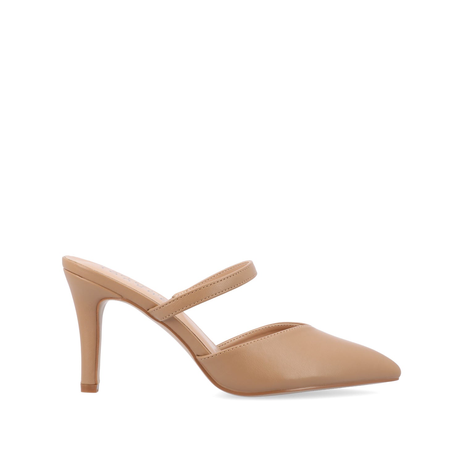 journee collection YVON STILETTO PUMP HEELS IN WARM SHADES Cream