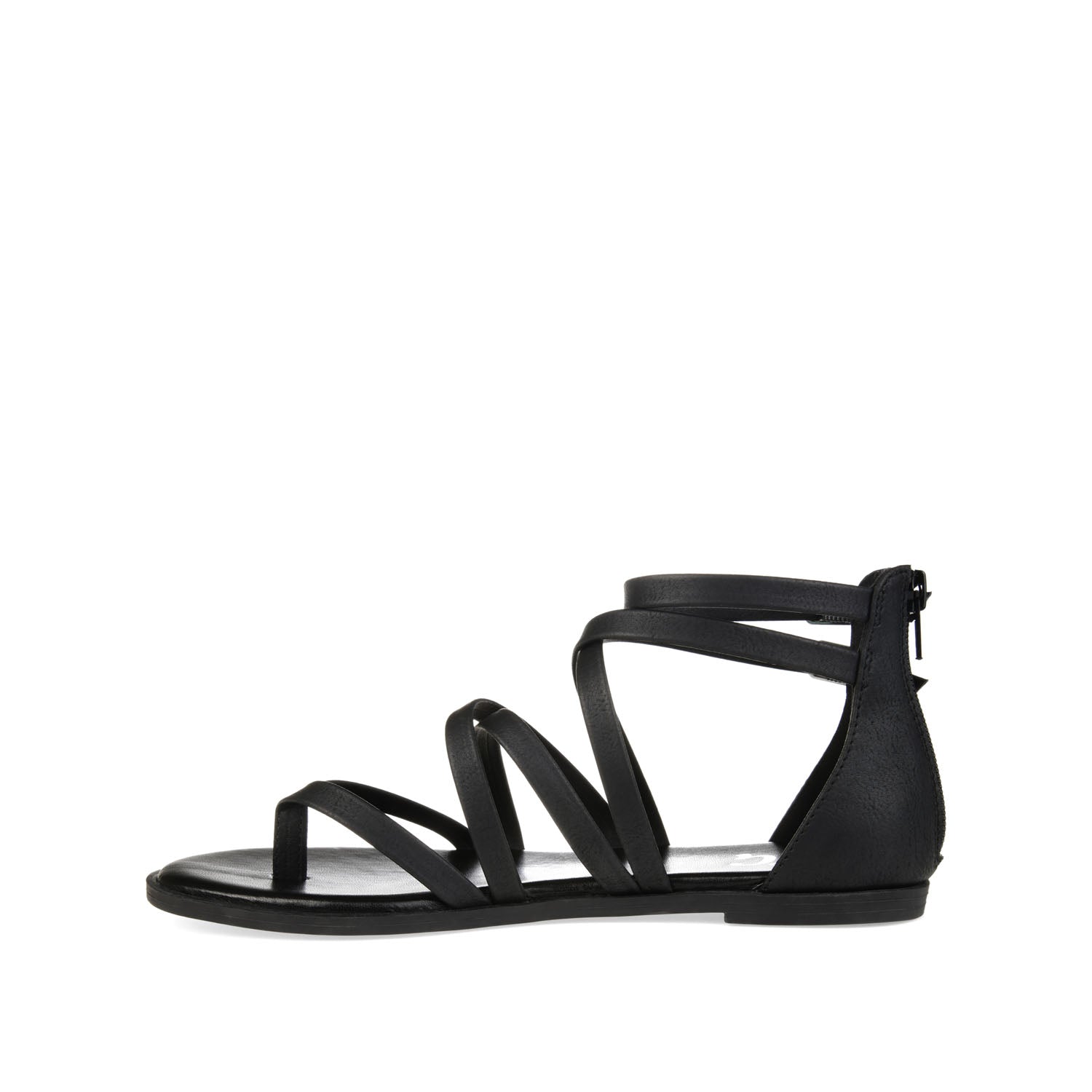 Journee Collection ZAILIE GLADIATOR SANDALS IN WIDE Black