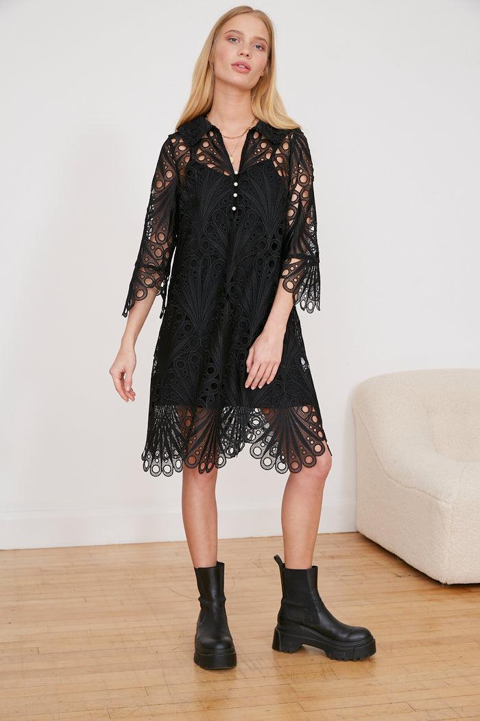 jovonna london AGNI DRESS BLACK