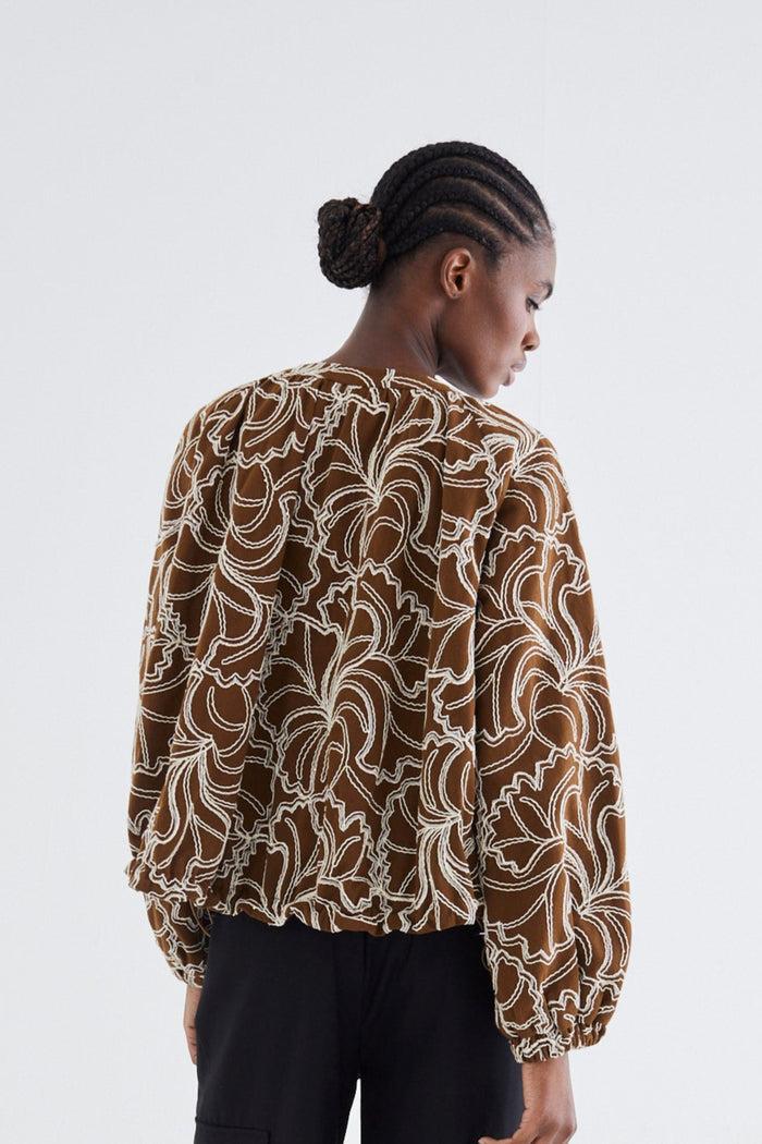 Jovonna London ANNETTE JACKET BROWN