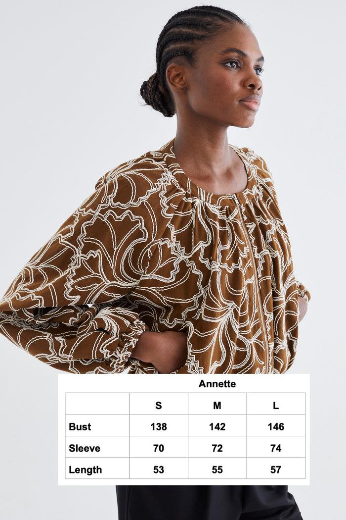 Jovonna London ANNETTE JACKET BROWN