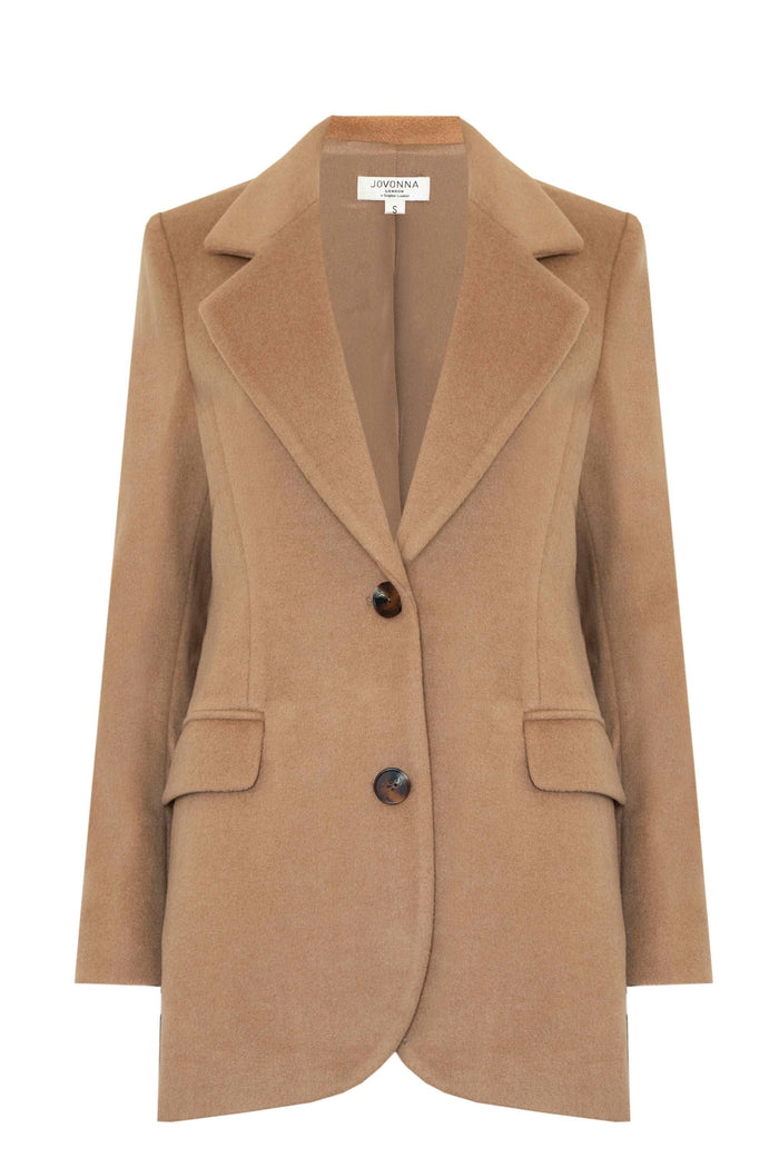 Jovonna London ASTANA JACKET BROWN