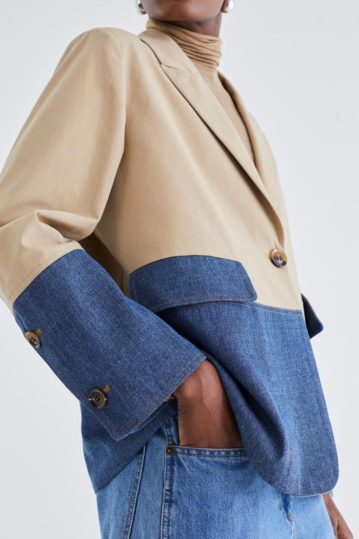 Jovonna London AURELIA JACKET BEIGE