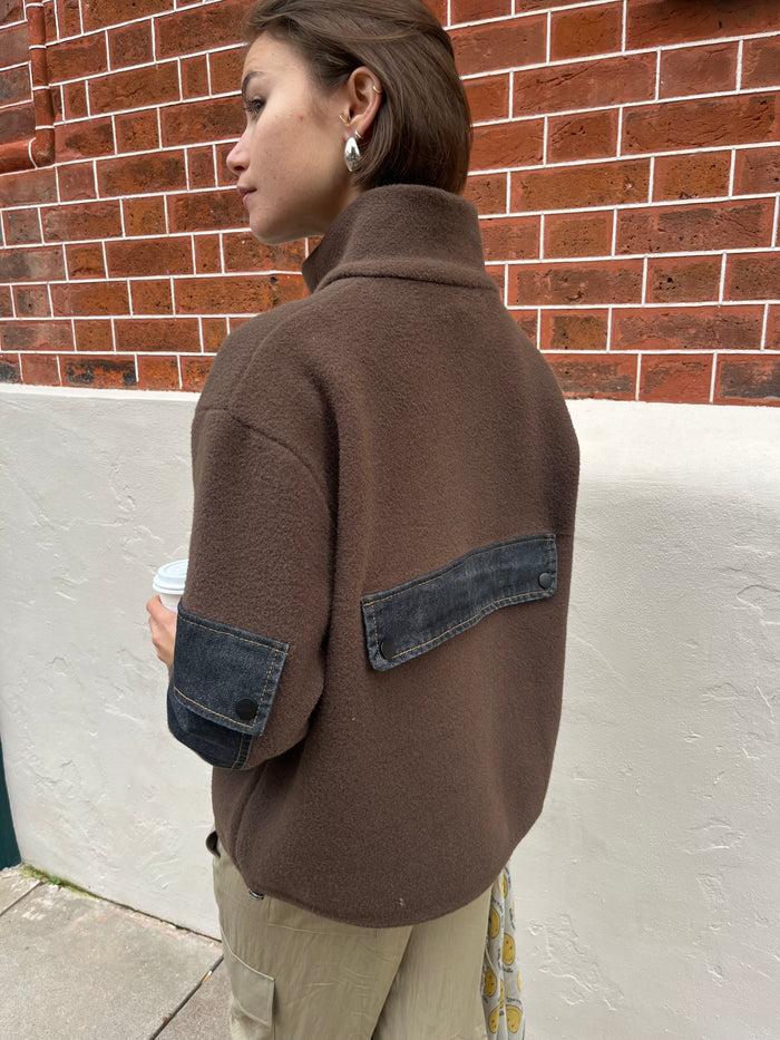 Jovonna London BIBI BROWN JACKET