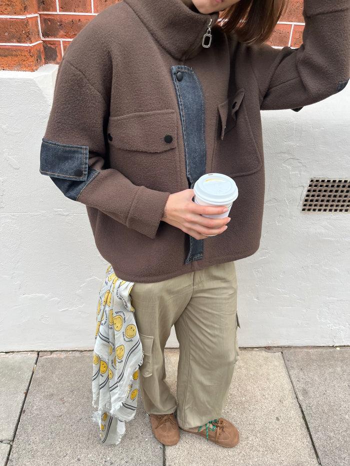 Jovonna London BIBI BROWN JACKET