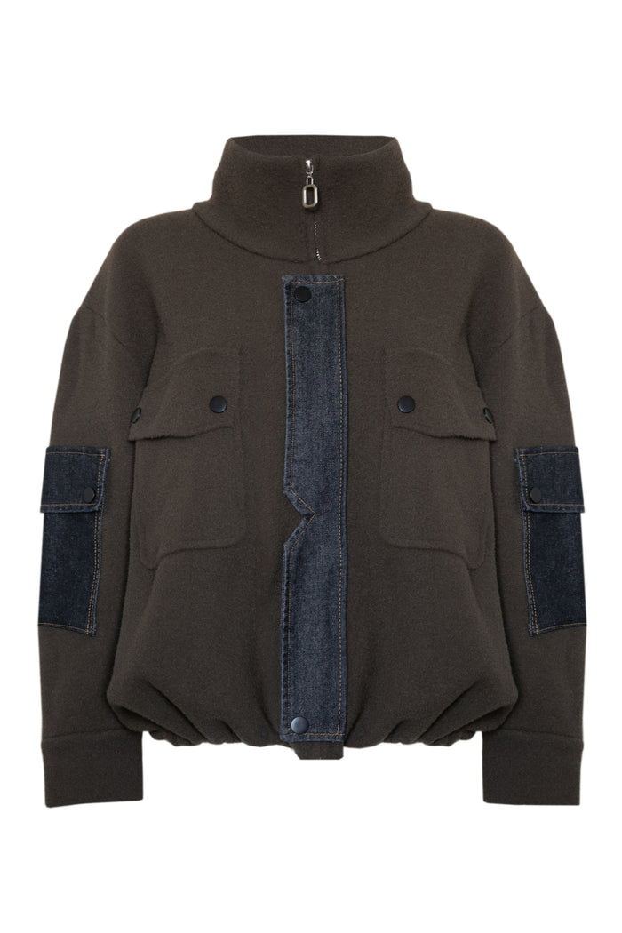 jovonna london BIBI BROWN JACKET