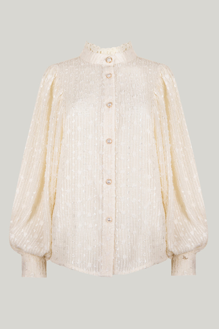 jovonna london BLAIR BLOUSE CREAM