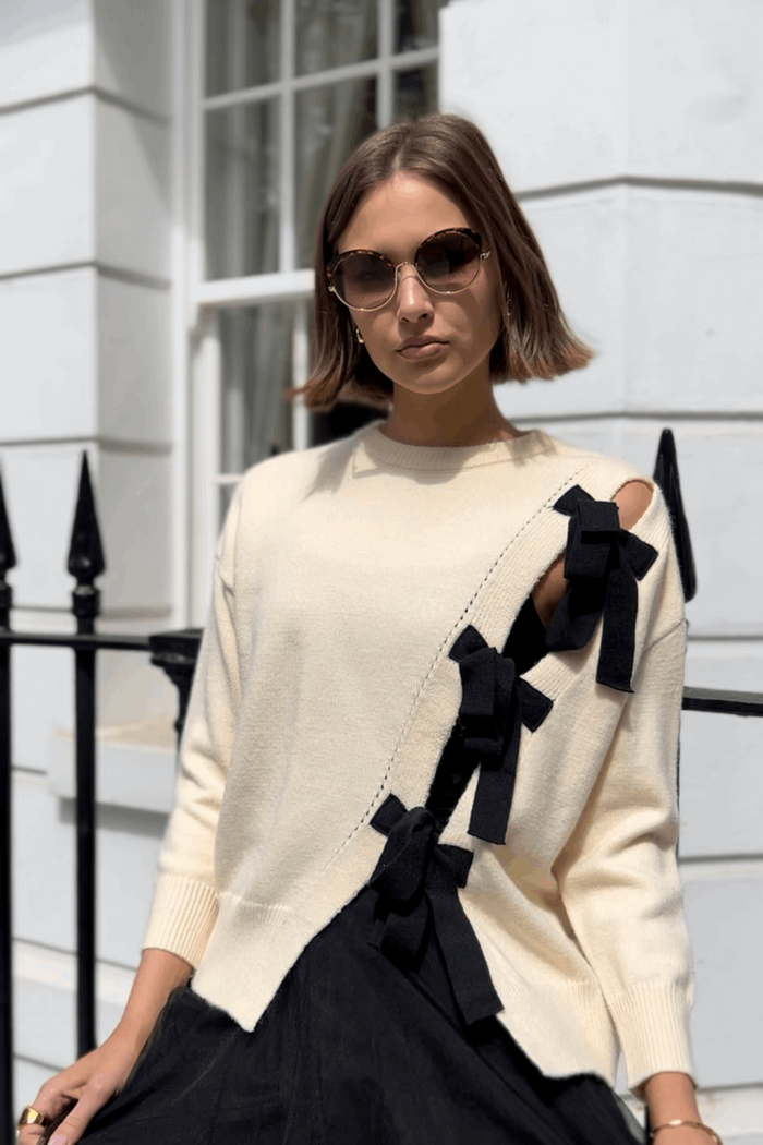 Jovonna London BRIGHTON JUMPER CREAM