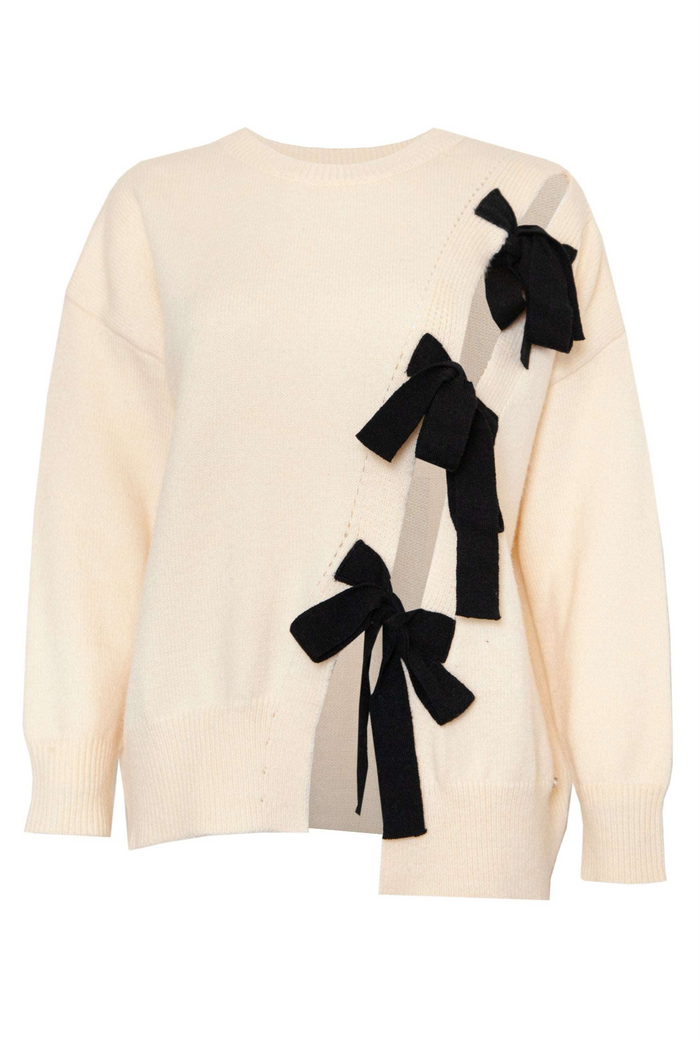 jovonna london BRIGHTON JUMPER CREAM