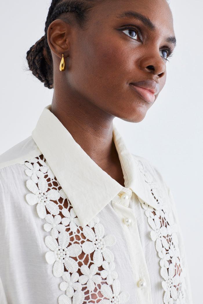 Jovonna London CALA BLOUSE CREAM