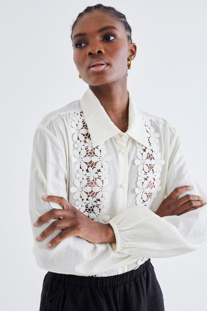 jovonna london CALA BLOUSE CREAM