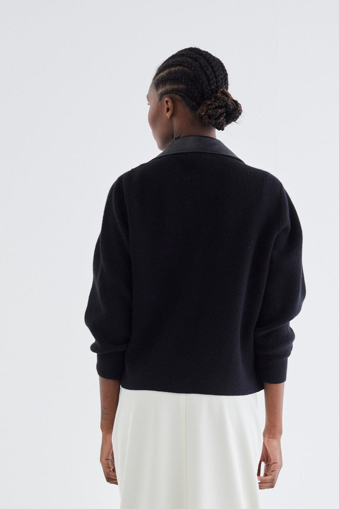 Jovonna London CARAY KNITTED JACKET BLACK