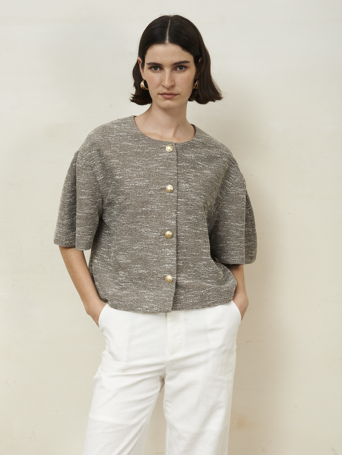 jovonna london CAYENA JACKET BROWN